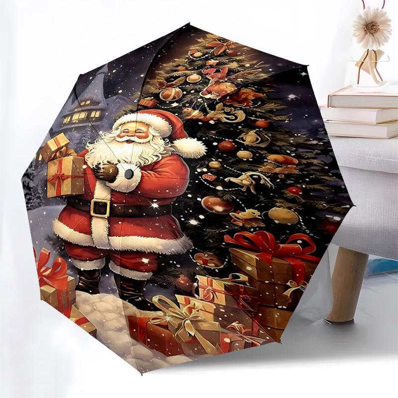 1pc Christmas Santa Claus Outdoor Umbrella, Automatic Opening Folding Design, 8-Bone Iron Frame, Suitable for Fans, Travel, Daily Use, Makes a Great G
1pc Christmas Santa Claus Outdoor Umbrella, Automatic Opening Folding Design, 8-Bone Iron Frame, Suitable for Fans, Travel, Daily Use, Makes a Great G