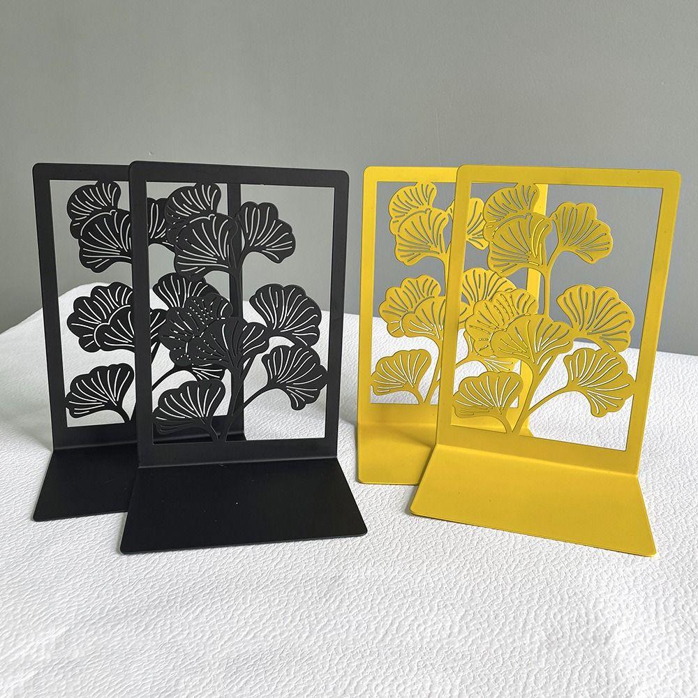 Stylish Metal Book Rack Hollow Out Ginkgo Leaf Bookshelf Weighted Bookends Home for Book Lovers
Stylish Metal Book Rack Hollow Out Ginkgo Leaf Bookshelf Weighted Bookends Home for Book Lovers