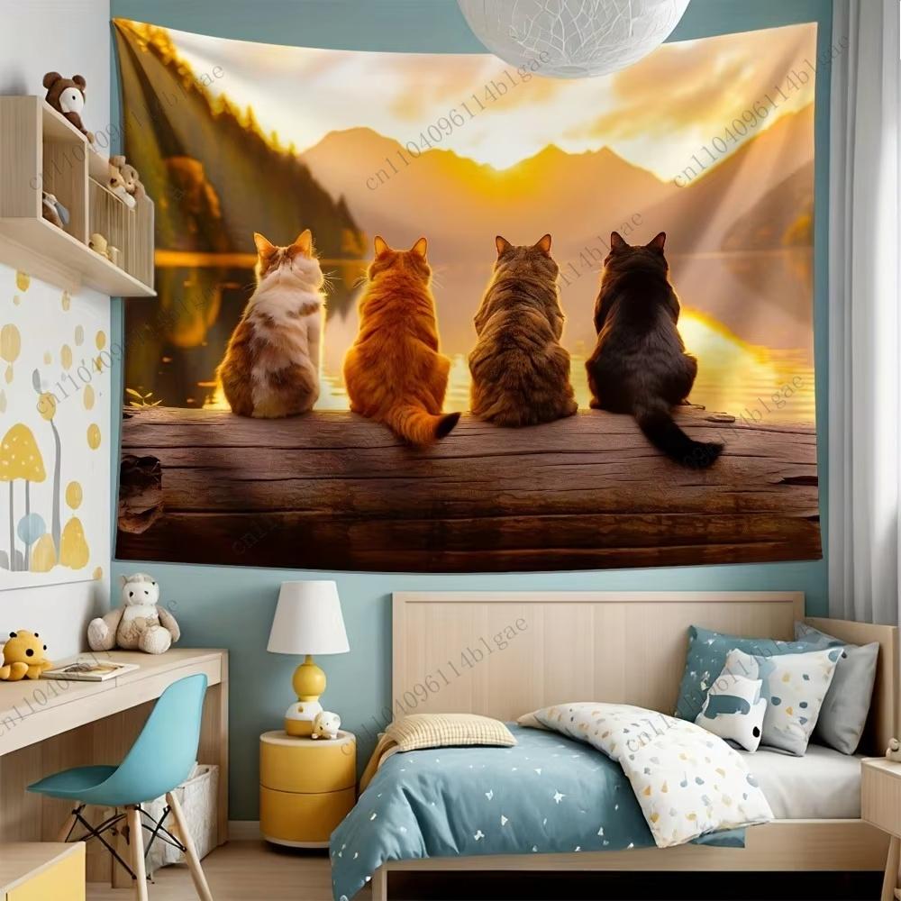 Сумеречный кот Безмятежность Гобелен Милый кот Тема Фон Гобелен Настенный подарок на день рождения Украшение комнаты Баннер Дети 29x37in
Сумеречный кот Безмятежность Гобелен Милый кот Тема Фон Гобелен Настенный подарок на день рождения Украшение комнаты Баннер Дети 29x37in