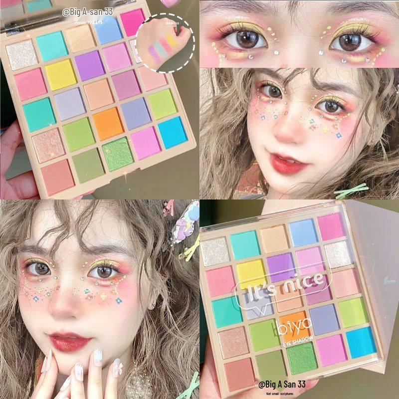 Biya 25-Color Eyeshadow Palette: Shimmer, Glitter, Pure Desire Orange-Brown for Stage Makeup
Biya 25-Color Eyeshadow Palette: Shimmer, Glitter, Pure Desire Orange-Brown for Stage Makeup