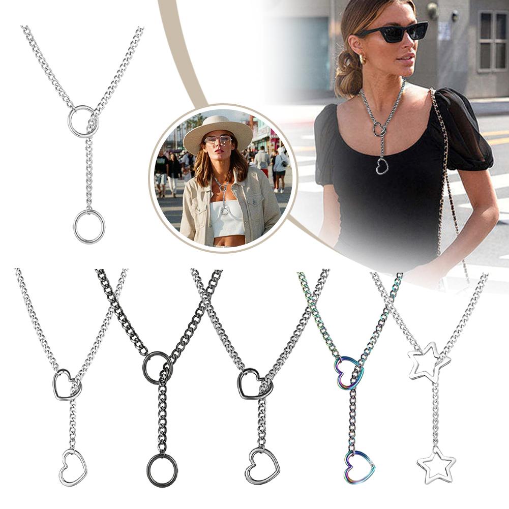 Ожерелье Heart O Slip Chain для женщин в стиле панк-рок с регулируемым кубинским ключом и длинной цепочкой YN F9C5
Ожерелье Heart O Slip Chain для женщин в стиле панк-рок с регулируемым кубинским ключом и длинной цепочкой YN F9C5
