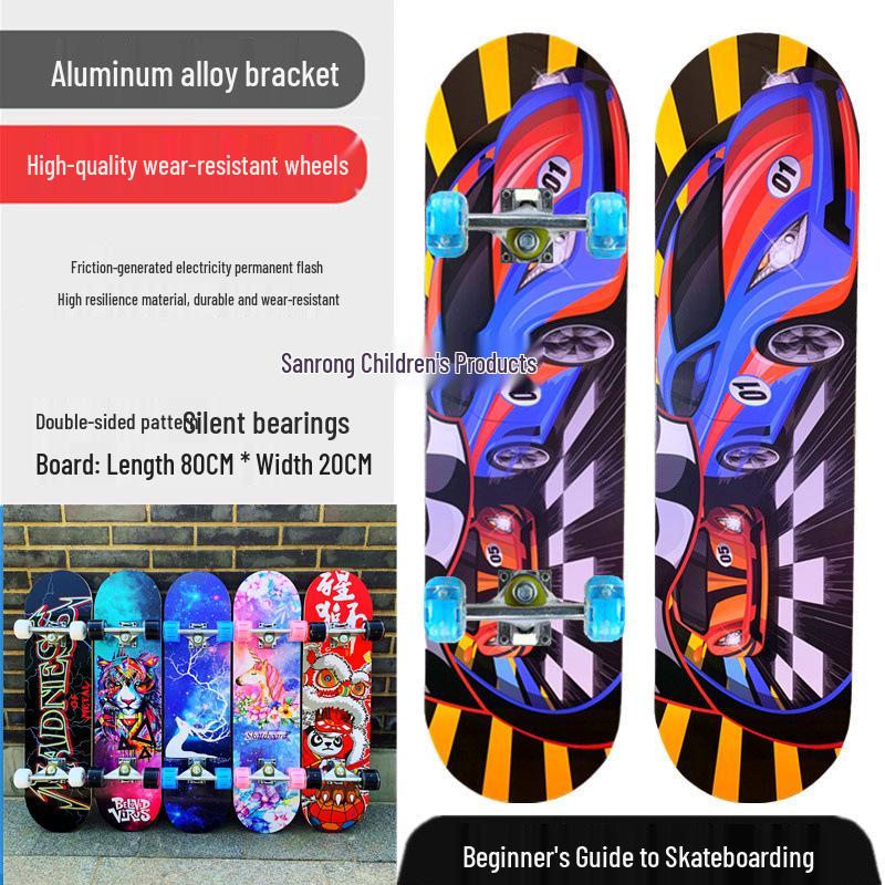 Beginner & Professional Double Kick Skateboard for Kids and Teens (Ages 6-12), Men & Women – In Stock
Beginner & Professional Double Kick Skateboard for Kids and Teens (Ages 6-12), Men & Women – In Stock