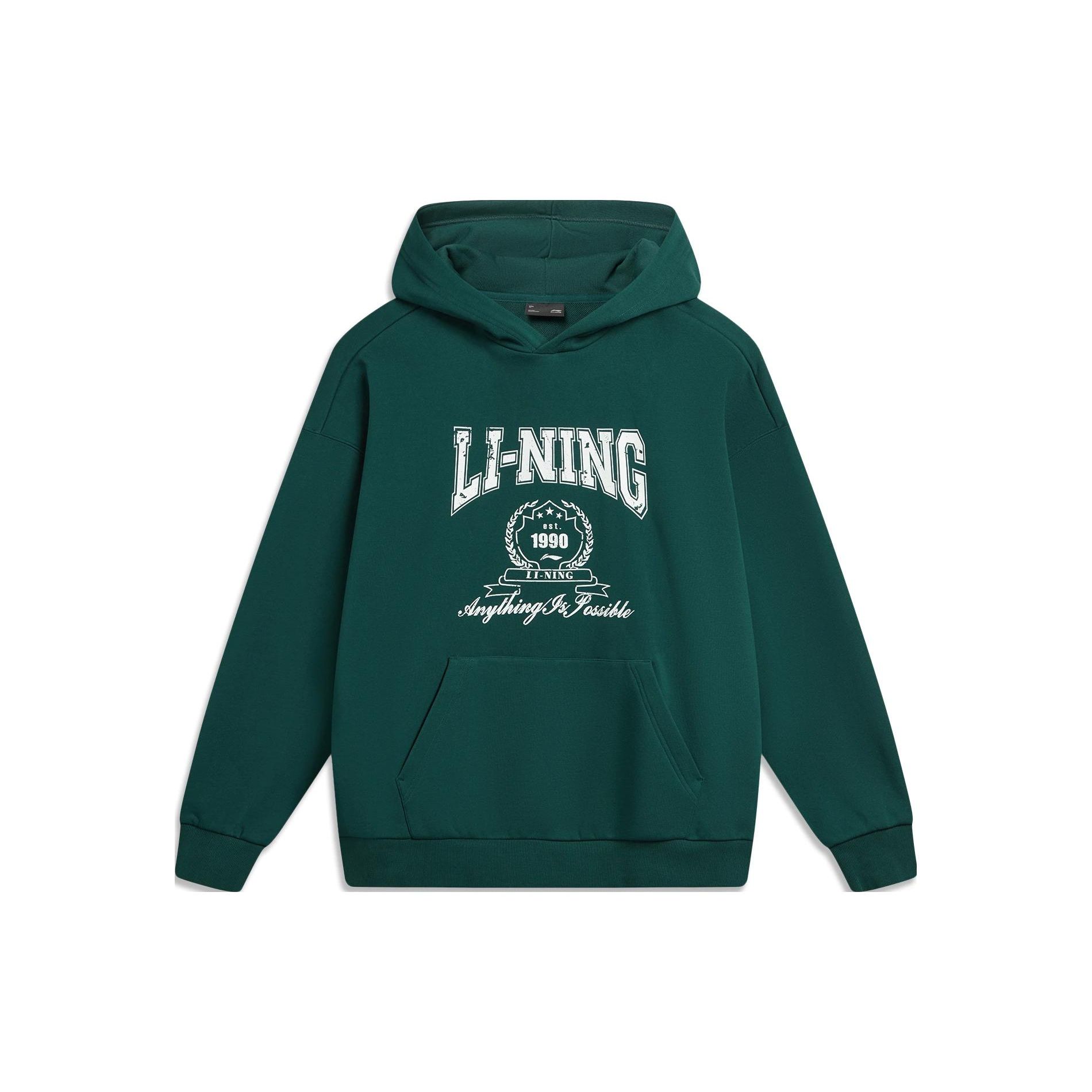 Li Ning Sport Lifestyle Series Letter Logo Printed Pullover Hoodie Unisex hoodies Dark-Green AWDTB43-2 L
Li Ning Sport Lifestyle Series Letter Logo Printed Pullover Hoodie Unisex hoodies Dark-Green AWDTB43-2 L