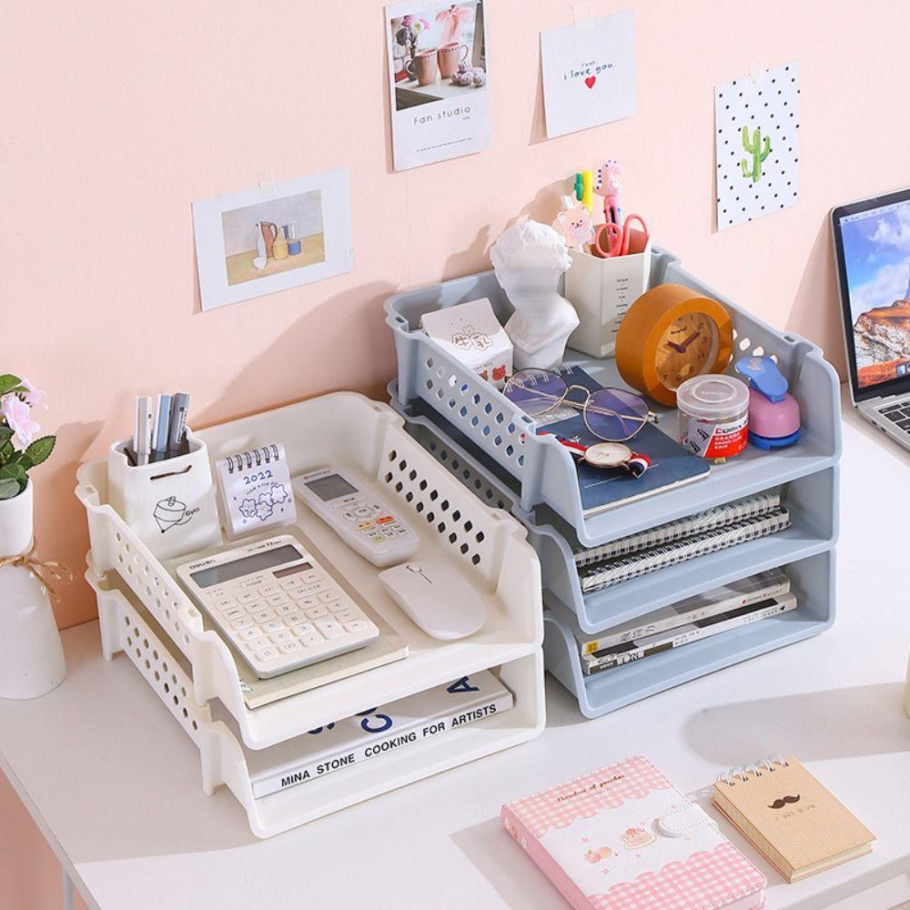 Stackable Layered File Rack Household Paper Storage Case Creative Document Tray Holder Home&Office 295x33x120mm зелений
Stackable Layered File Rack Household Paper Storage Case Creative Document Tray Holder Home&Office 295x33x120mm зелений