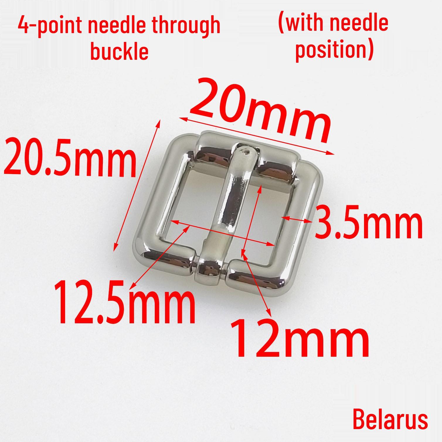 12MM Adjustable Buckle Set: Needle, Suitcase Hardware, Belt & Shoe Buckle with Leather Accessories
12MM Adjustable Buckle Set: Needle, Suitcase Hardware, Belt & Shoe Buckle with Leather Accessories