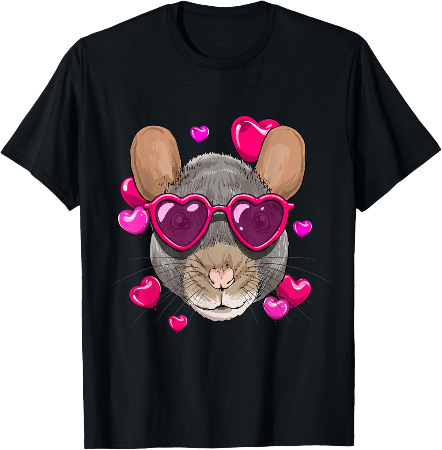 Valentine Chinchilla Rat Lover Heart Sunglasses Graphic Tee Cute Rodent Animal T-Shirt 4XL
Valentine Chinchilla Rat Lover Heart Sunglasses Graphic Tee Cute Rodent Animal T-Shirt 4XL