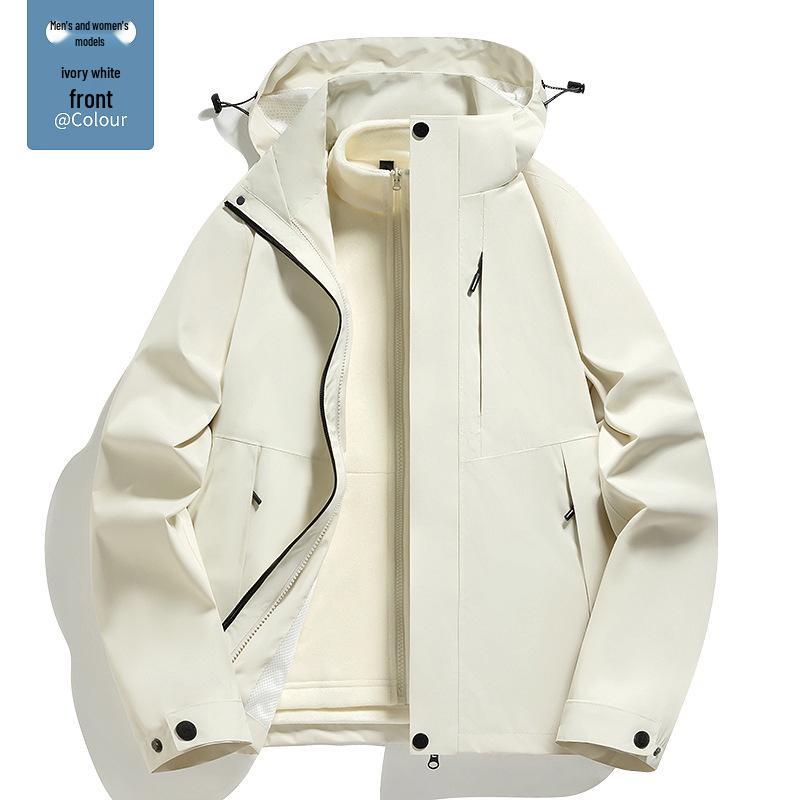 Men s and Women s Outdoor 3-in-1 Heat-Sealed, Windproof Jacket Set - Warm, Waterproof, Breathable Mountaineering Suit S
Men s and Women s Outdoor 3-in-1 Heat-Sealed, Windproof Jacket Set - Warm, Waterproof, Breathable Mountaineering Suit S