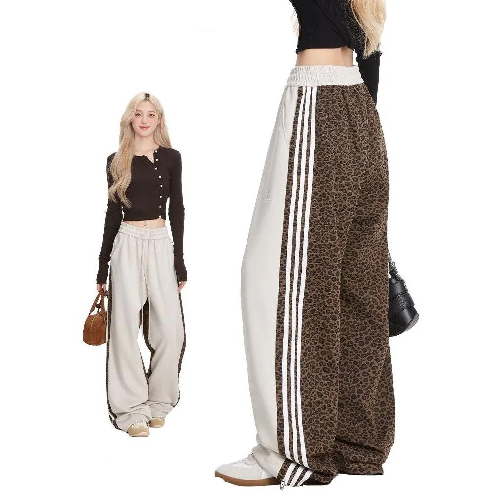 HipHop LeopardPrint Patchwork Joggers for Women Loose Striped Athletic StraightLeg Casual Trousers 2XL сірий колір
HipHop LeopardPrint Patchwork Joggers for Women Loose Striped Athletic StraightLeg Casual Trousers 2XL сірий колір