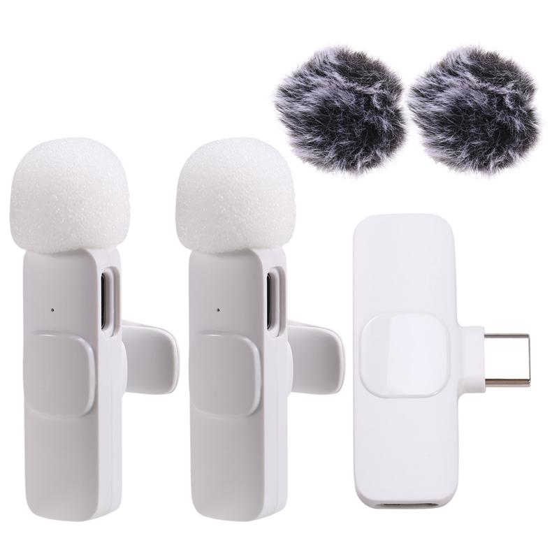 ABUO-New Wireless Lavalier Microphone Portable Audio Video Recording Mini Microphone For Android PC Camera Live Gaming Phone білий
ABUO-New Wireless Lavalier Microphone Portable Audio Video Recording Mini Microphone For Android PC Camera Live Gaming Phone білий