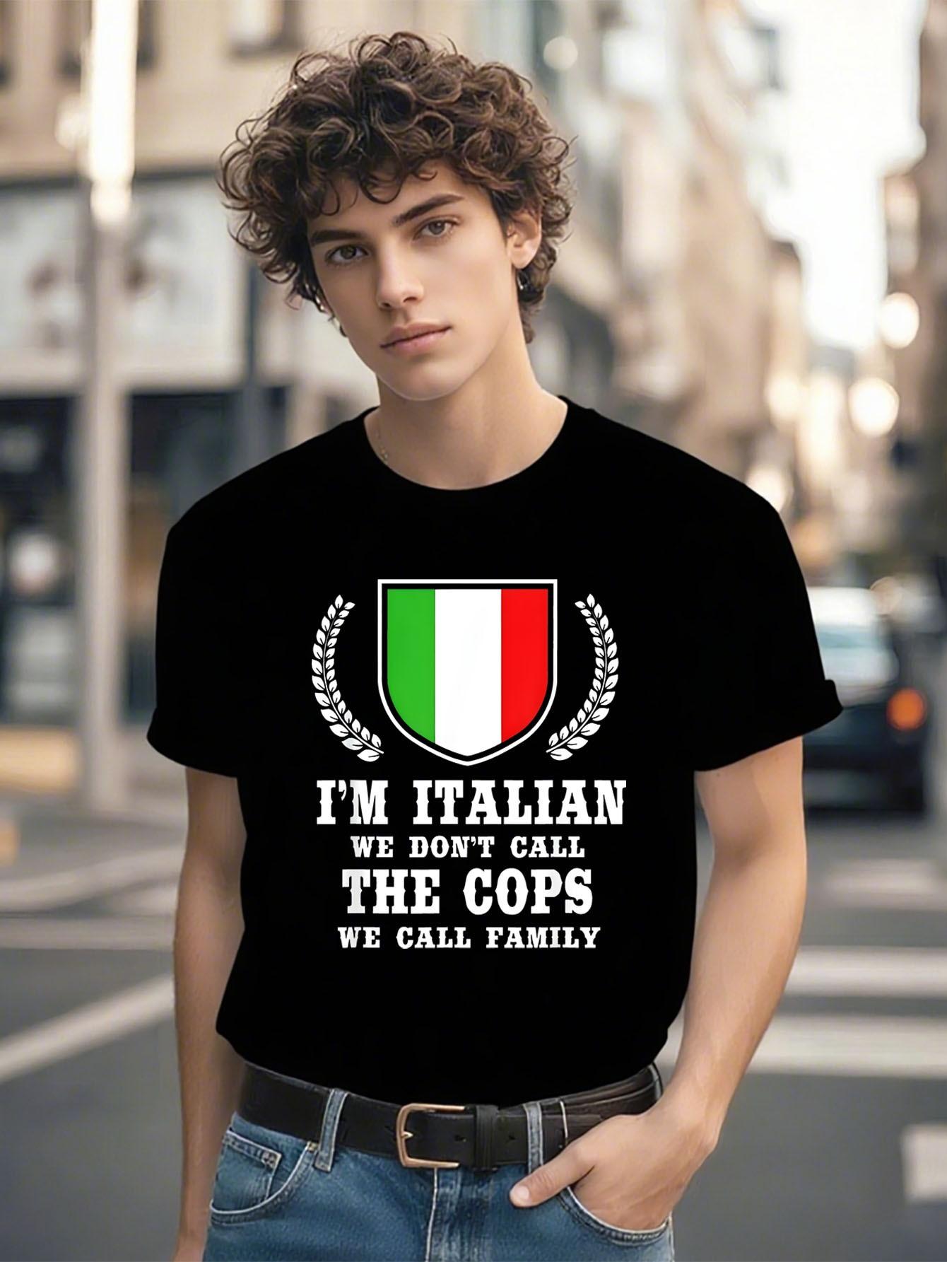Italian Humor T-shirt - I m Italian If We Don t Call My Family Graphic Print M
Italian Humor T-shirt - I m Italian If We Don t Call My Family Graphic Print M
