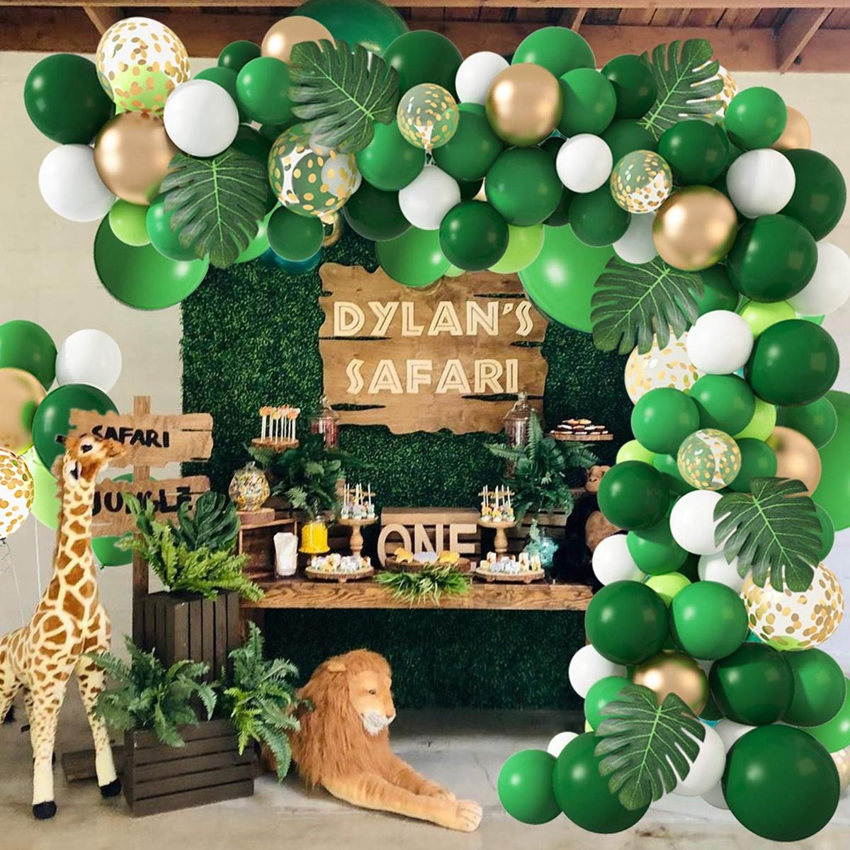 Green Balloon Arch Garland Jungle Birthday Party Decoration Baby Shower Wild One 1st Birthday Gender Reveal Party Supplies
Green Balloon Arch Garland Jungle Birthday Party Decoration Baby Shower Wild One 1st Birthday Gender Reveal Party Supplies