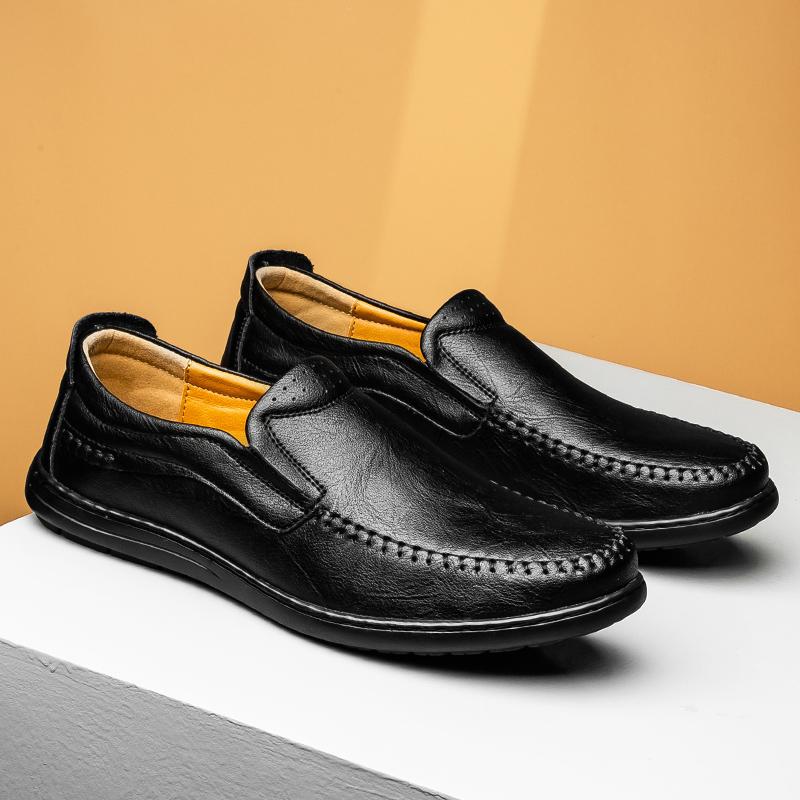 Мужская повседневная кожаная обувь из мягкой коровьей кожи Высококачественная Влаговпитывающая Дышащая Нескользящая Амортизирующая Подошва Мужская Обувь 39 чёрный
Мужская повседневная кожаная обувь из мягкой коровьей кожи Высококачественная Влаговпитывающая Дышащая Нескользящая Амортизирующая Подошва Мужская Обувь 39 чёрный