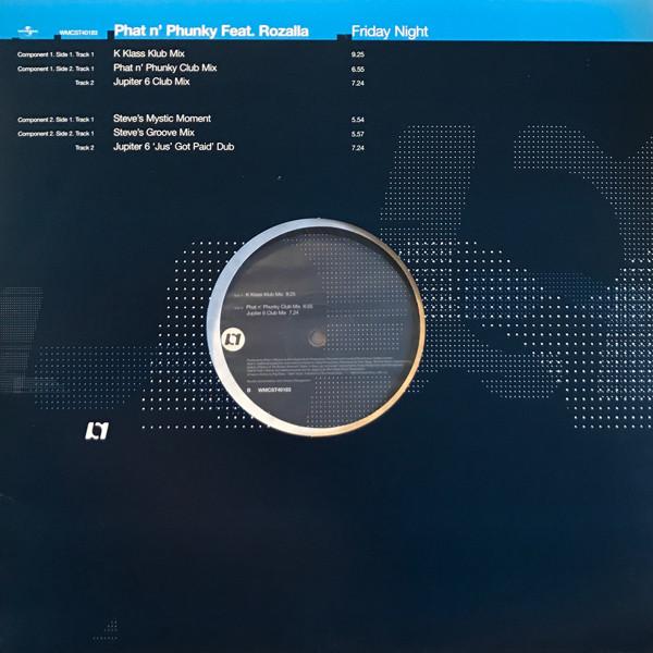 12inch Record PHAT N PHUNKY, ROZALLA - Friday Night WMCST40183 Riversal Record 1998 UK Dance & Electronica Used
12inch Record PHAT N PHUNKY, ROZALLA - Friday Night WMCST40183 Riversal Record 1998 UK Dance & Electronica Used