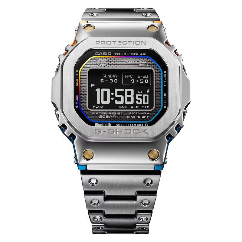 CASIO 5000 series 200 meters waterproof Bluetooth connection shockproof solar Quartz Steel Strap men s watch black dial GMW-BZ5000RC-1 чорний
CASIO 5000 series 200 meters waterproof Bluetooth connection shockproof solar Quartz Steel Strap men s watch black dial GMW-BZ5000RC-1 чорний