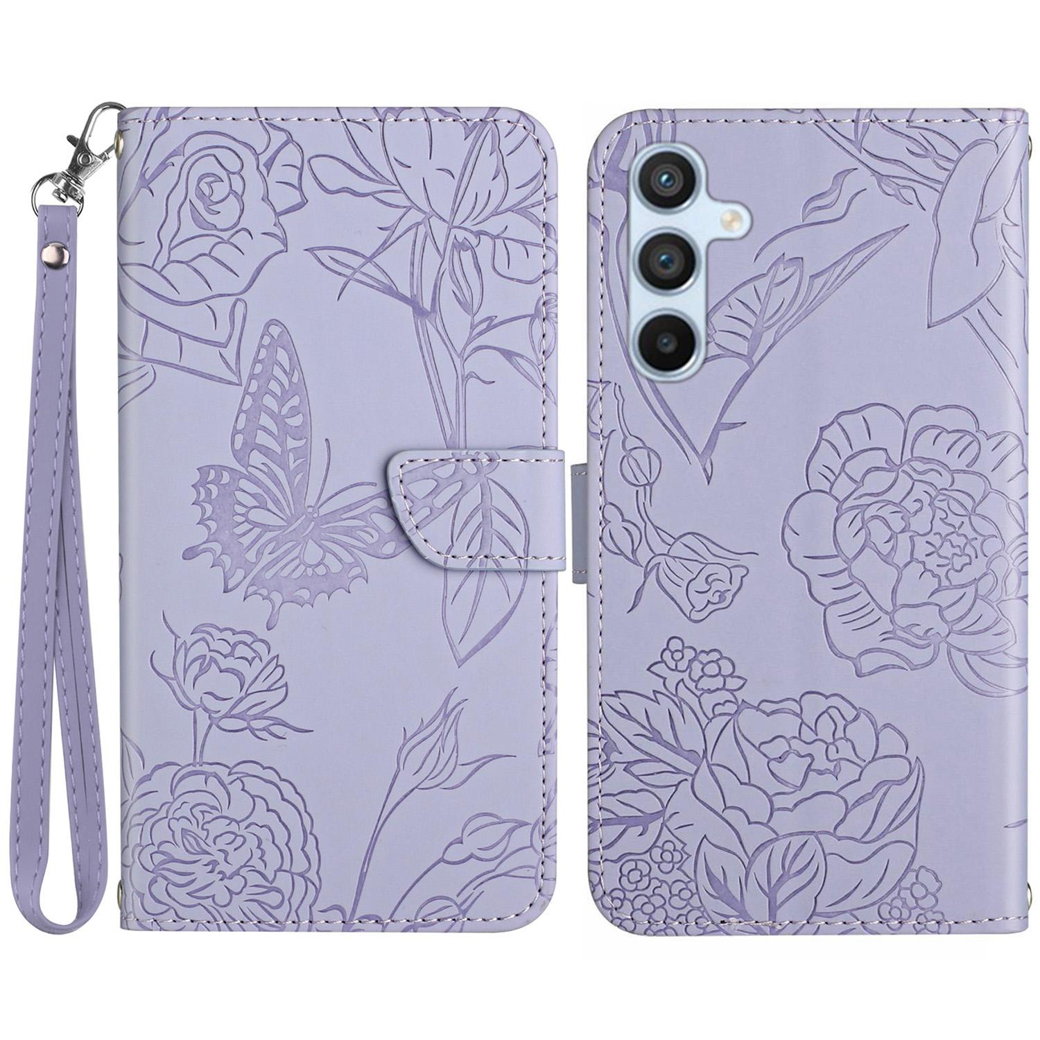 HT03 For Samsung Galaxy A05s 4G Cover PU Leather Wallet Imprint Flower Phone Case with Wrist Strap Purple
HT03 For Samsung Galaxy A05s 4G Cover PU Leather Wallet Imprint Flower Phone Case with Wrist Strap Purple