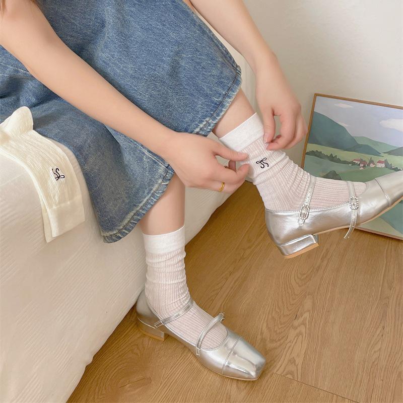 Suspender Summer Women s Mid-Calf Breathable Bow Socks - Deodorant & Sweat-Absorbent One Size вершковий/білий
Suspender Summer Women s Mid-Calf Breathable Bow Socks - Deodorant & Sweat-Absorbent One Size вершковий/білий