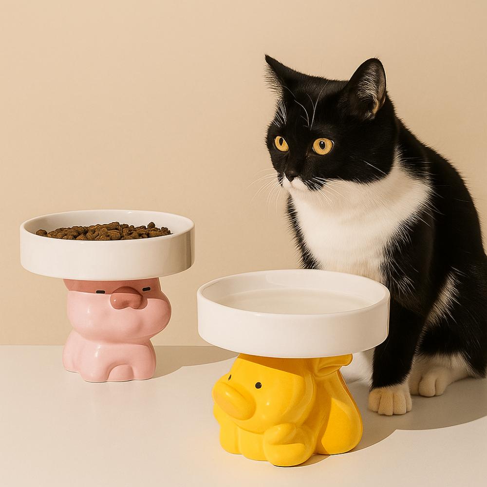 Anti Tipping Cat Bowl Ceramic Pet Drinking Feeder Creative Pet High Foot Bowl Kitten Puppy рожевий
Anti Tipping Cat Bowl Ceramic Pet Drinking Feeder Creative Pet High Foot Bowl Kitten Puppy рожевий