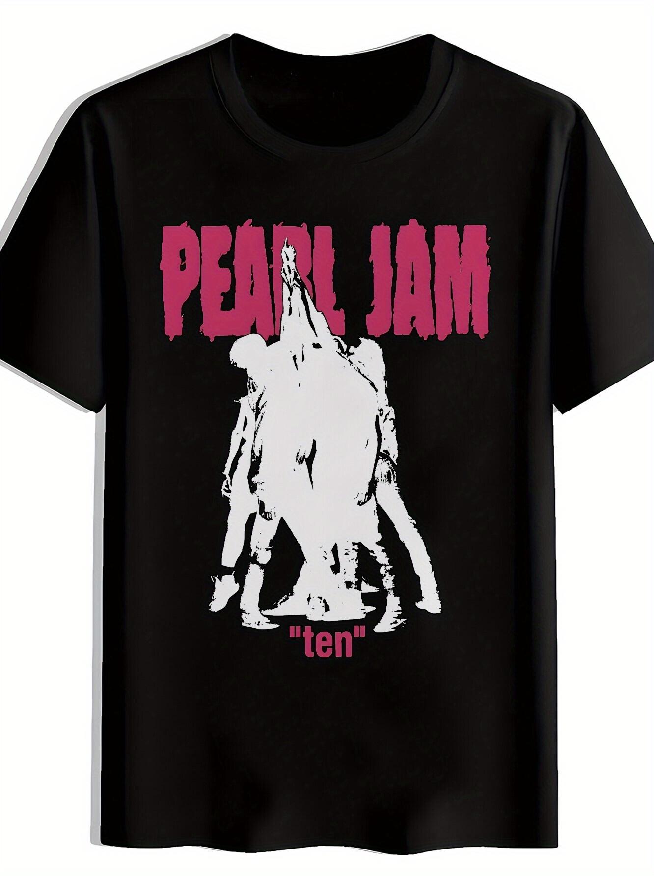 Vintage Rock Band Graphic T-shirt - Black Short Sleeve Round Neck Tee with Pearl Jam & KORN Design L
Vintage Rock Band Graphic T-shirt - Black Short Sleeve Round Neck Tee with Pearl Jam & KORN Design L