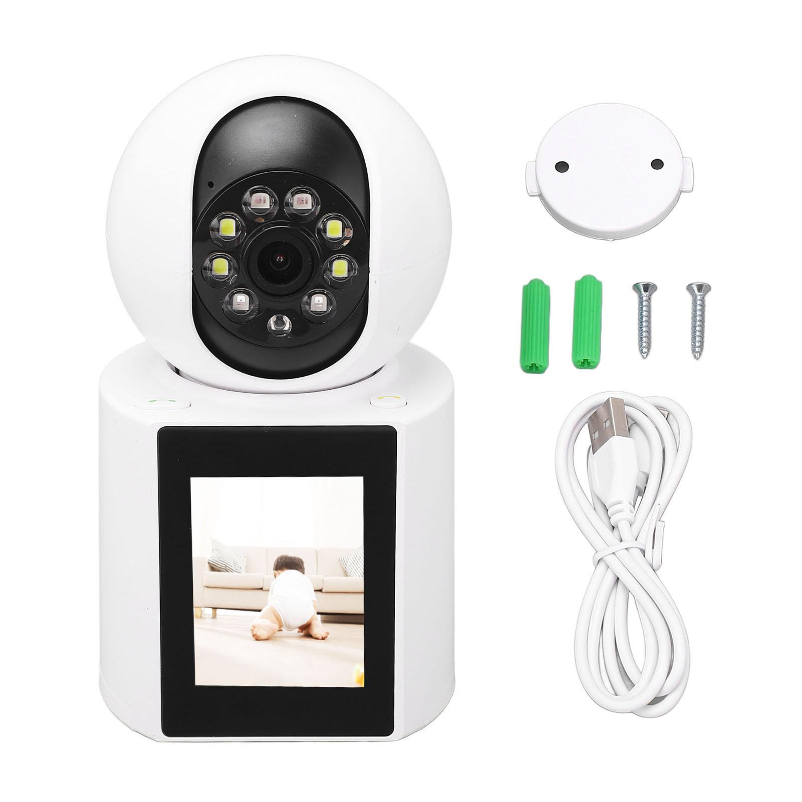 2.4in Screen WiFi Video Call Camera HD 360 Degrees Angle Two Way Speaking 1080P Panoramic Monitor
2.4in Screen WiFi Video Call Camera HD 360 Degrees Angle Two Way Speaking 1080P Panoramic Monitor