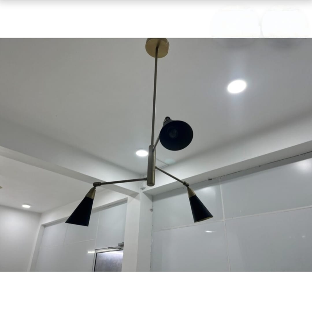 Mid century 1950 Chandelier Lights fixture Semi flush Lights Pendant Light чорний
Mid century 1950 Chandelier Lights fixture Semi flush Lights Pendant Light чорний