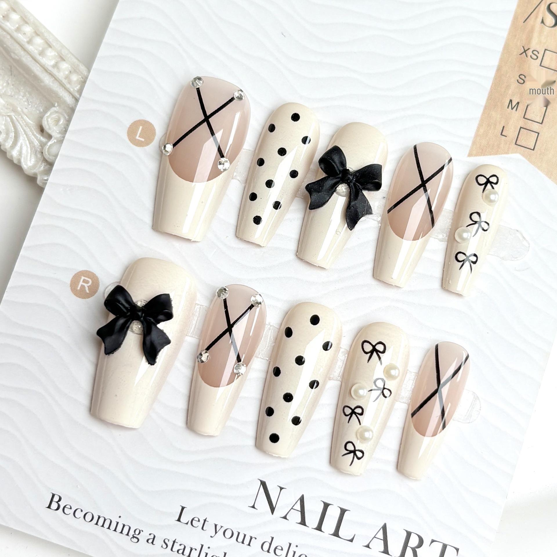 Spring Dream Ballet Girl Press-on Nails: Princess Style, Sweet College Vibe, 30 Nail Art Patches
Spring Dream Ballet Girl Press-on Nails: Princess Style, Sweet College Vibe, 30 Nail Art Patches