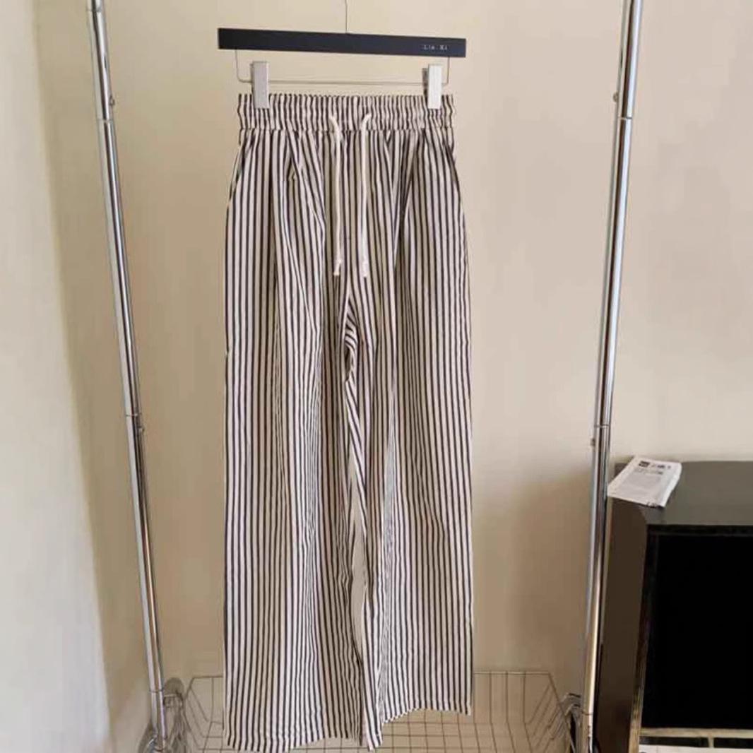 Women s Petite American Retro Striped Wide-Leg Summer Pants L (Recommended 106-115 Catty)
Women s Petite American Retro Striped Wide-Leg Summer Pants L (Recommended 106-115 Catty)