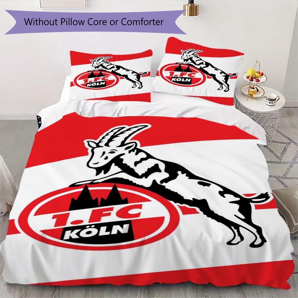 FC KÖLN Pattern Bedding uilt Set uilt Cover Pillowcase Home Decoration Birthday Gift (1 * duvet cover + 2 * pillowcase without core)52 155x200cm
FC KÖLN Pattern Bedding uilt Set uilt Cover Pillowcase Home Decoration Birthday Gift (1 * duvet cover + 2 * pillowcase without core)52 155x200cm