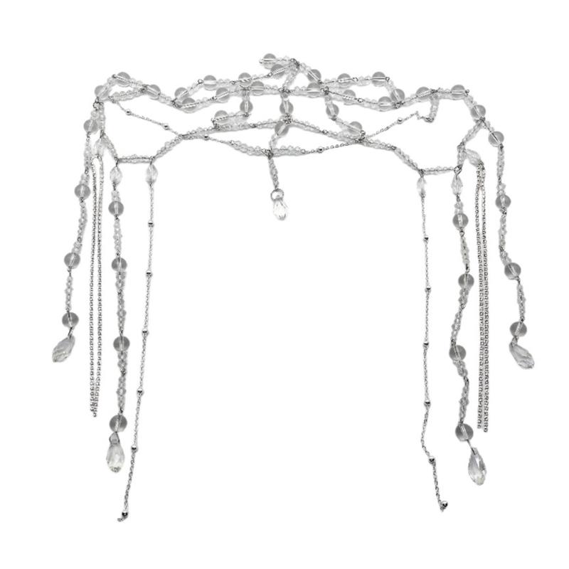 Tassel Bead Waterdrop-Head Chain Headwear Crystal Forehead Headband Wedding Bridal Hair Chain Headpiece Fairy Jewelry 1
Tassel Bead Waterdrop-Head Chain Headwear Crystal Forehead Headband Wedding Bridal Hair Chain Headpiece Fairy Jewelry 1