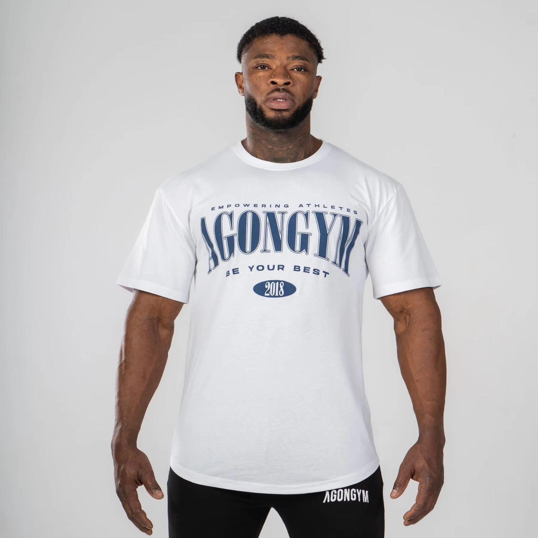 2025 New Agongym Bodybuilding Cotton T-Shirt - Men s Loose Fit Muscle Gym Wear, Running Exercise & Streetwear Fashion M
2025 New Agongym Bodybuilding Cotton T-Shirt - Men s Loose Fit Muscle Gym Wear, Running Exercise & Streetwear Fashion M