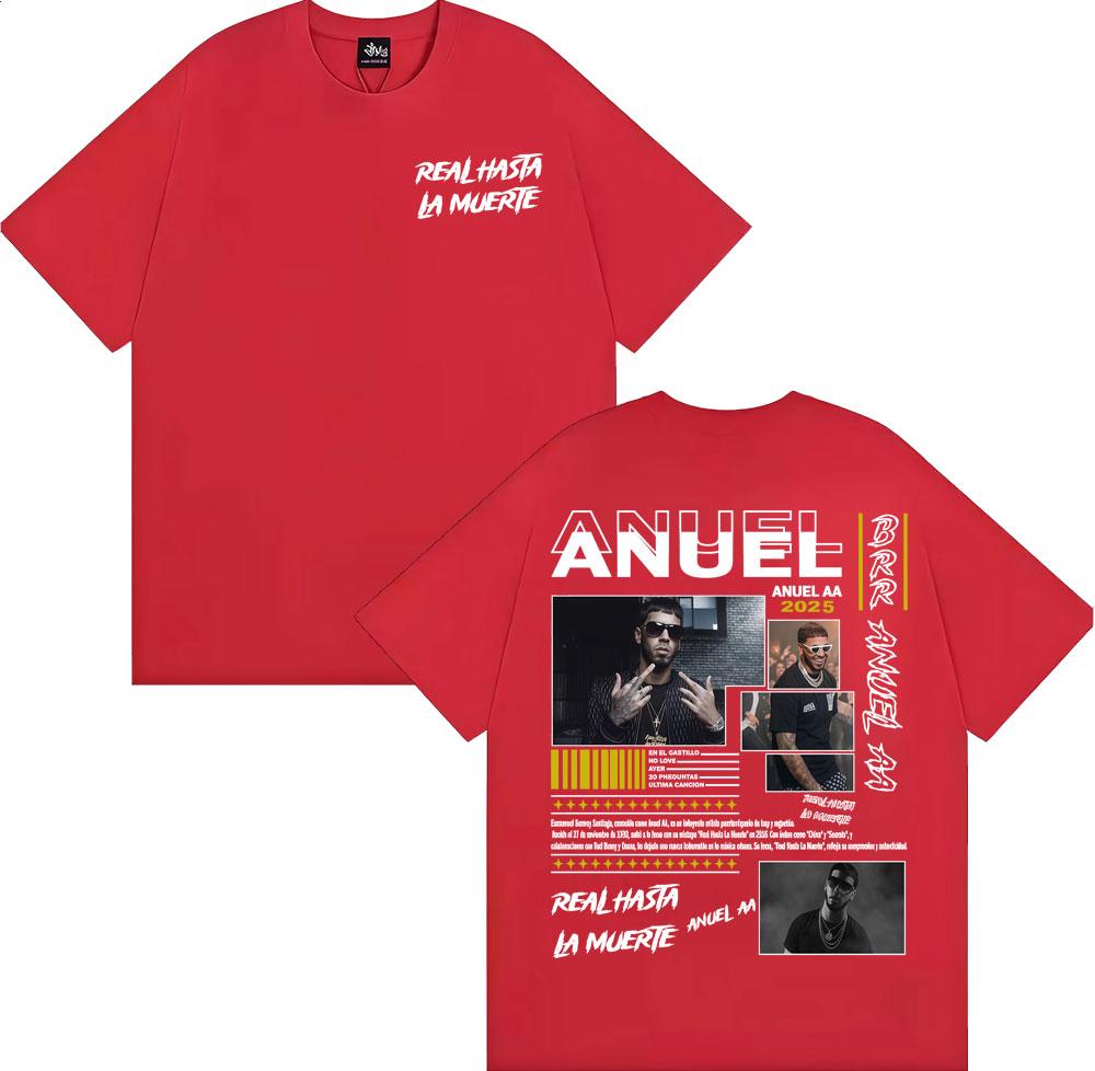 Anuel AA Real Hasta La Muerte Tour T Shirt Men Casual Cotton High Quality Tshirts Fashion Vintage Tshirt Streetwear 4XL
Anuel AA Real Hasta La Muerte Tour T Shirt Men Casual Cotton High Quality Tshirts Fashion Vintage Tshirt Streetwear 4XL