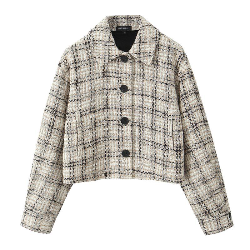 European & American Style Autumn Women s Casual Textured Short Jacket 9013118 Extra Small
European & American Style Autumn Women s Casual Textured Short Jacket 9013118 Extra Small