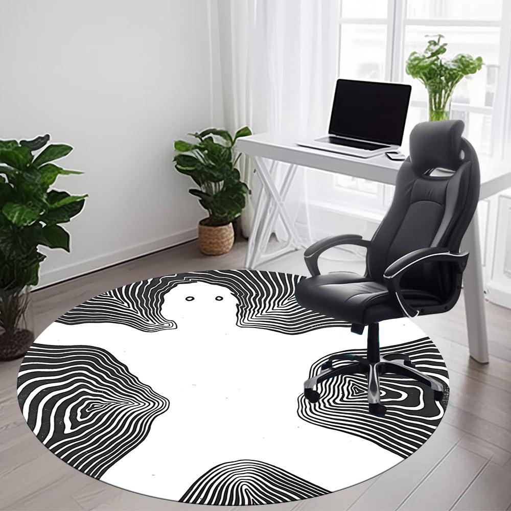 1pc Abstract Patterns Office Round Area Rug, Indoor Mat Suitable ForOffice, Under Office Chairs Bedroom Living Room Home Decor, Room Deco 049 80cm by 80cm
1pc Abstract Patterns Office Round Area Rug, Indoor Mat Suitable ForOffice, Under Office Chairs Bedroom Living Room Home Decor, Room Deco 049 80cm by 80cm