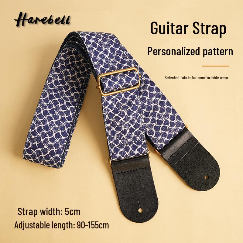 Blue Floral Classical Guitar Strap - Retro Blues Style Blue Floral Tile Pattern
Blue Floral Classical Guitar Strap - Retro Blues Style Blue Floral Tile Pattern