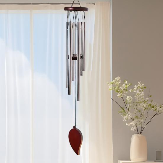 Aluminum Tube Wind Chime 6-Tube Wind Chime Hanging Decoration with Soothing Sounds for Garden Patio Balcony Indoor
Aluminum Tube Wind Chime 6-Tube Wind Chime Hanging Decoration with Soothing Sounds for Garden Patio Balcony Indoor