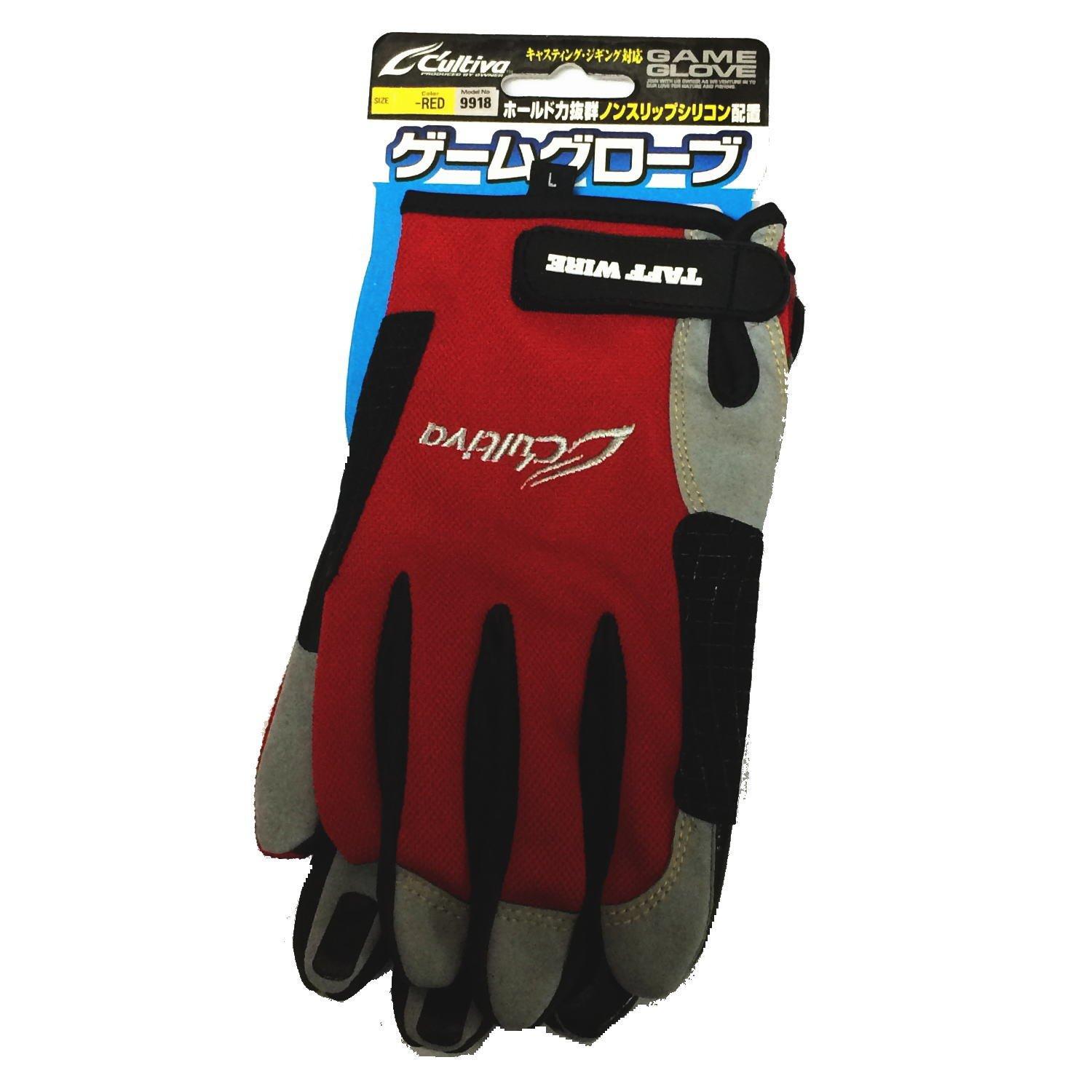 OWNER Fishing Gloves Game Size L Red 209918
OWNER Fishing Gloves Game Size L Red 209918