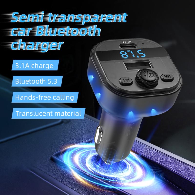 C1 Car Bluetooth-compatible MP3 Player Adapter Hands-free Charging Station with USB+Type-C Ports Type A
C1 Car Bluetooth-compatible MP3 Player Adapter Hands-free Charging Station with USB+Type-C Ports Type A