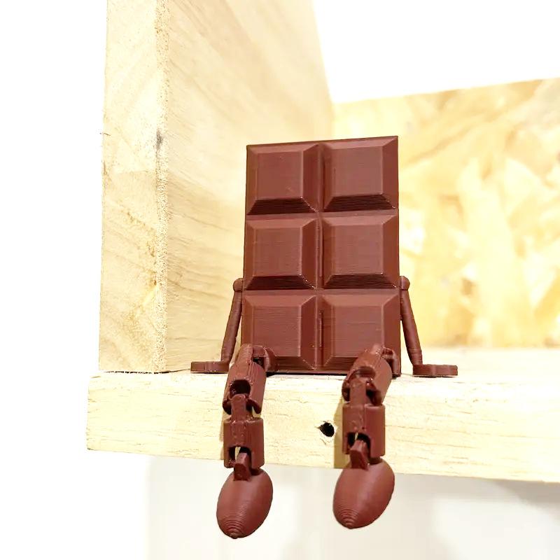 Simulation Chocolate People 3D Printed Toys Joints Movable Home Office Decor Ornaments Funny Chocolate Action Figure Toy Model
Simulation Chocolate People 3D Printed Toys Joints Movable Home Office Decor Ornaments Funny Chocolate Action Figure Toy Model