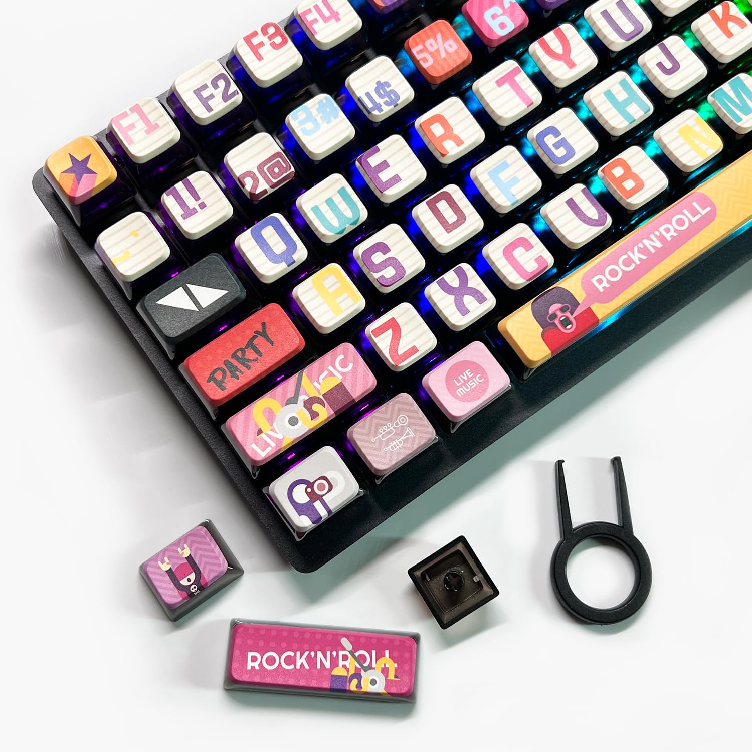 Keycaps PBT Heat Sublimation Translucent Pudding Design ASA Profile MX Construction 116 Key Set for Mechanical Keyboard Original Theme Included Keycap
Keycaps PBT Heat Sublimation Translucent Pudding Design ASA Profile MX Construction 116 Key Set for Mechanical Keyboard Original Theme Included Keycap