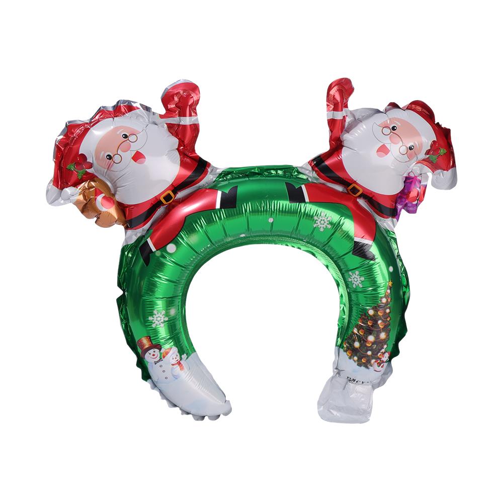 1/5pcs Kids Christmas Inflatable Balloon Headband Headdress Cartoon Santa Claus Elk Pattern Decorative Gifts for Holiday Scenes
1/5pcs Kids Christmas Inflatable Balloon Headband Headdress Cartoon Santa Claus Elk Pattern Decorative Gifts for Holiday Scenes