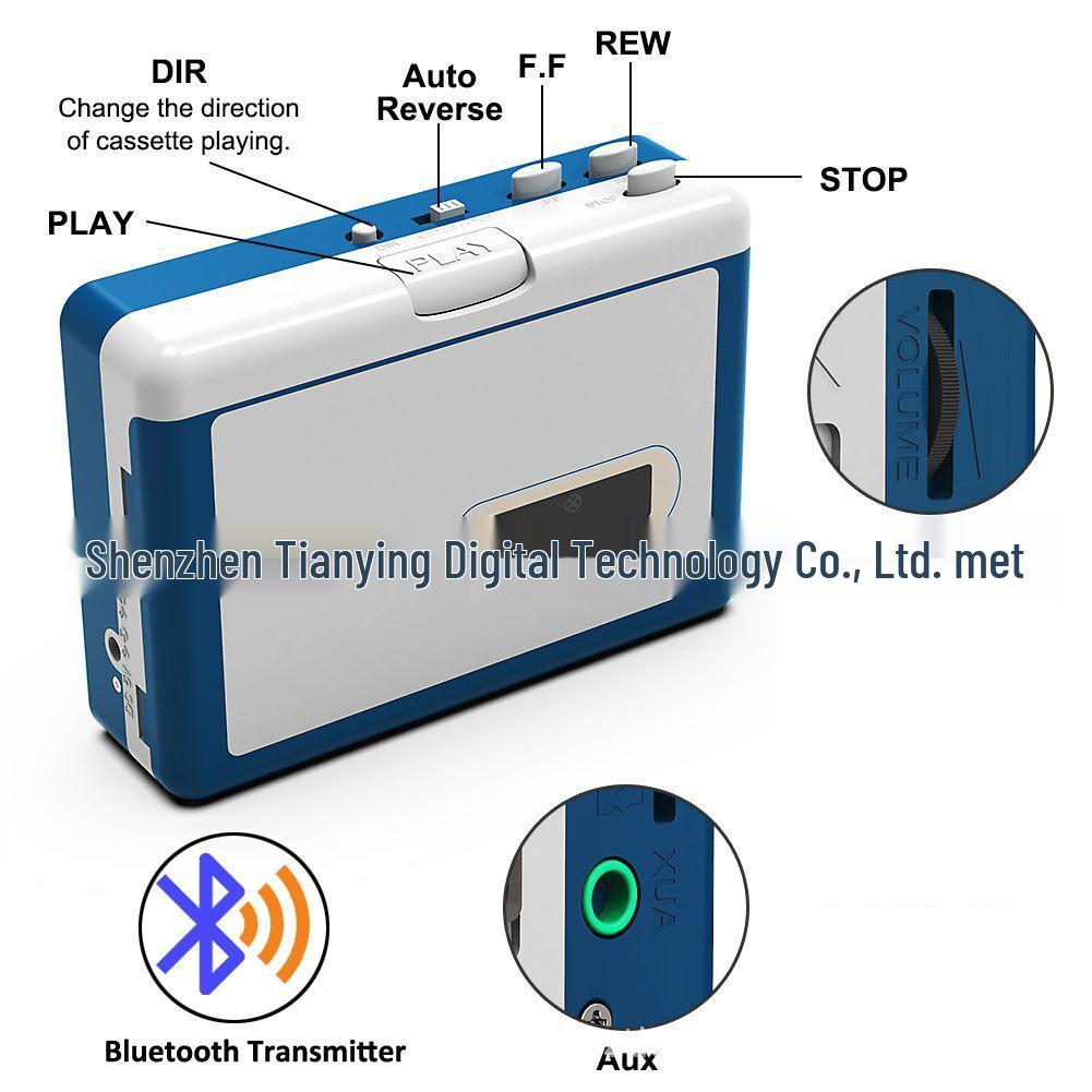 EZcap215 Bluetooth Cassette Player: Modern Cassette Deck with Bluetooth Connectivity
EZcap215 Bluetooth Cassette Player: Modern Cassette Deck with Bluetooth Connectivity