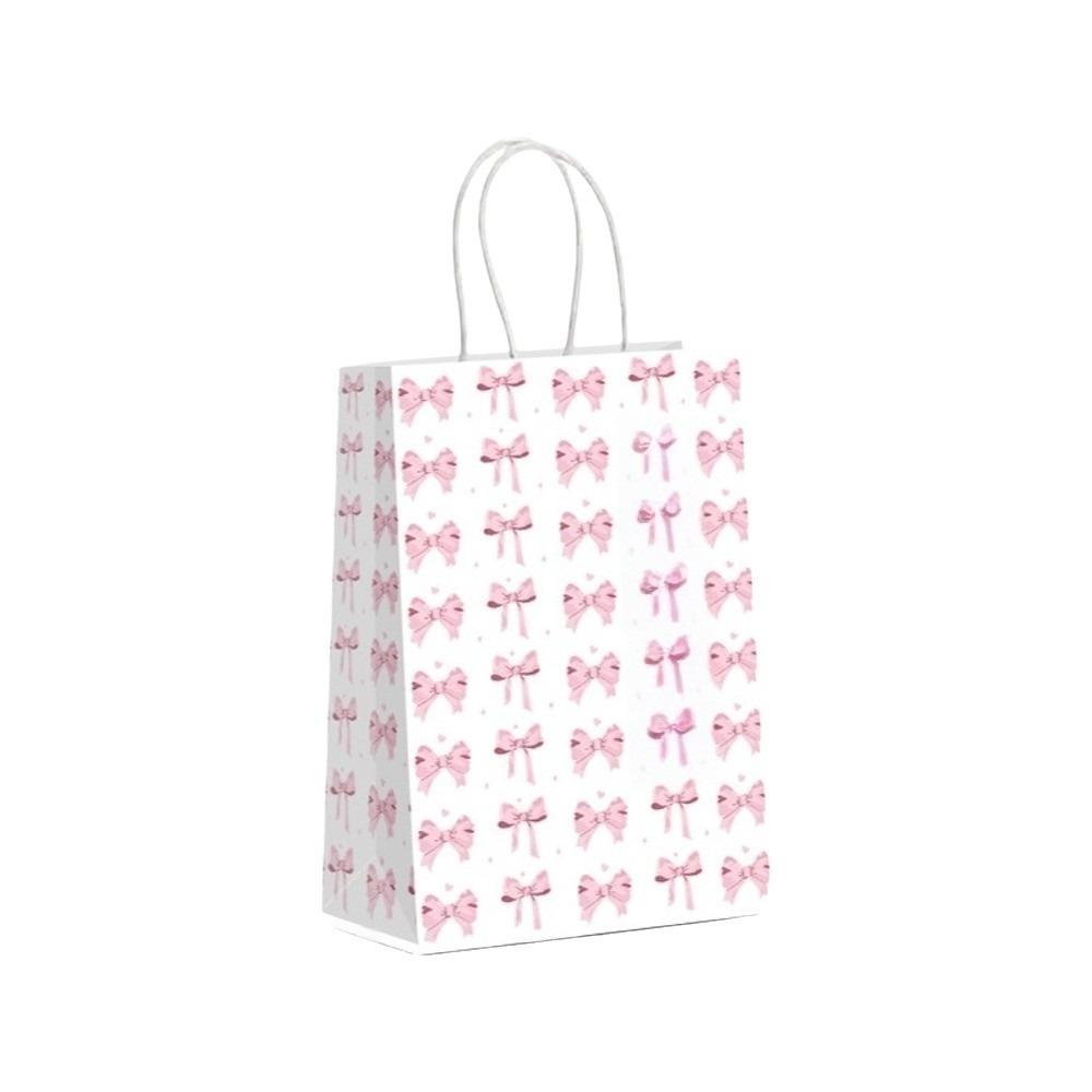 5PCS Sweet Pink Pink Bow Theme White Bow Party Paper Bag Gift Bag Gift Packing Bags Baby Shower Type-C
5PCS Sweet Pink Pink Bow Theme White Bow Party Paper Bag Gift Bag Gift Packing Bags Baby Shower Type-C