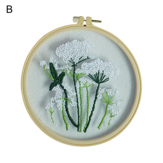 1 Set Starter Stitch Kit Adorable Wide Application Cotton Flax Floral Plant Pattern Beginner Embroidery Kit for Gift B
1 Set Starter Stitch Kit Adorable Wide Application Cotton Flax Floral Plant Pattern Beginner Embroidery Kit for Gift B
