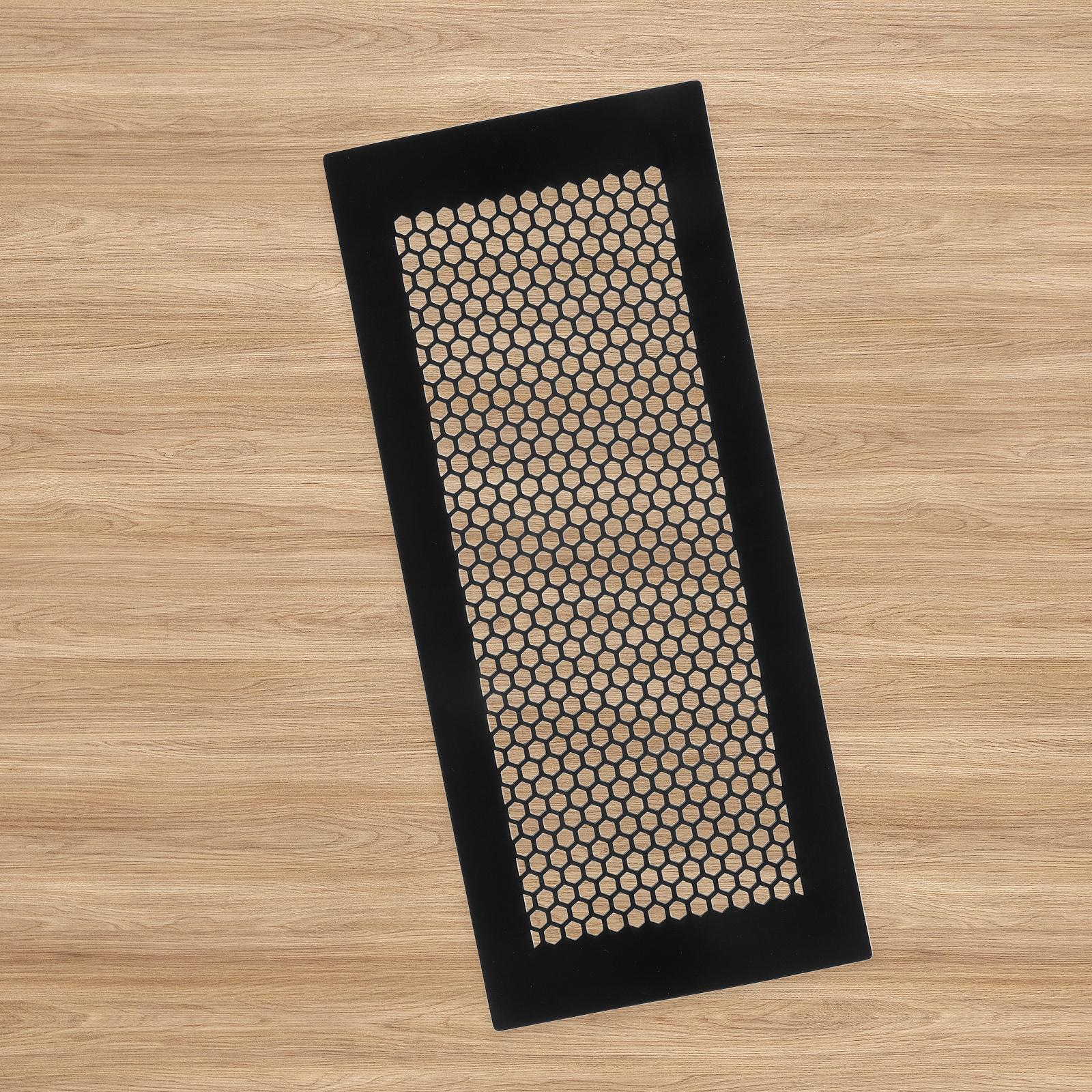 2pcs Silicone Floor Vent Cover 4X10 Flush Mount Hvac Grille For Basement Mobile Home Dust Guard Mesh Airflow Deflector - Black
2pcs Silicone Floor Vent Cover 4X10 Flush Mount Hvac Grille For Basement Mobile Home Dust Guard Mesh Airflow Deflector - Black