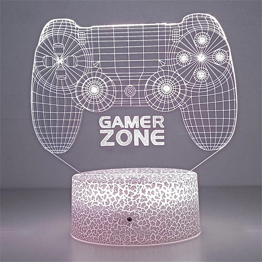 GAMER 3D Lamp LED Night Light Gaming Setup RGB Детские лампы Gamer Room Decoration Спальня Настольная лампа Персонализированные подарки Black Base No Remote
GAMER 3D Lamp LED Night Light Gaming Setup RGB Детские лампы Gamer Room Decoration Спальня Настольная лампа Персонализированные подарки Black Base No Remote
