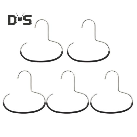 5 шт. вешалка для шляп, стойка для хранения, высокая прочность, грузоподъемность 5 кг, органайзер для бейсболок, держатель для хранения 5pcs чёрный