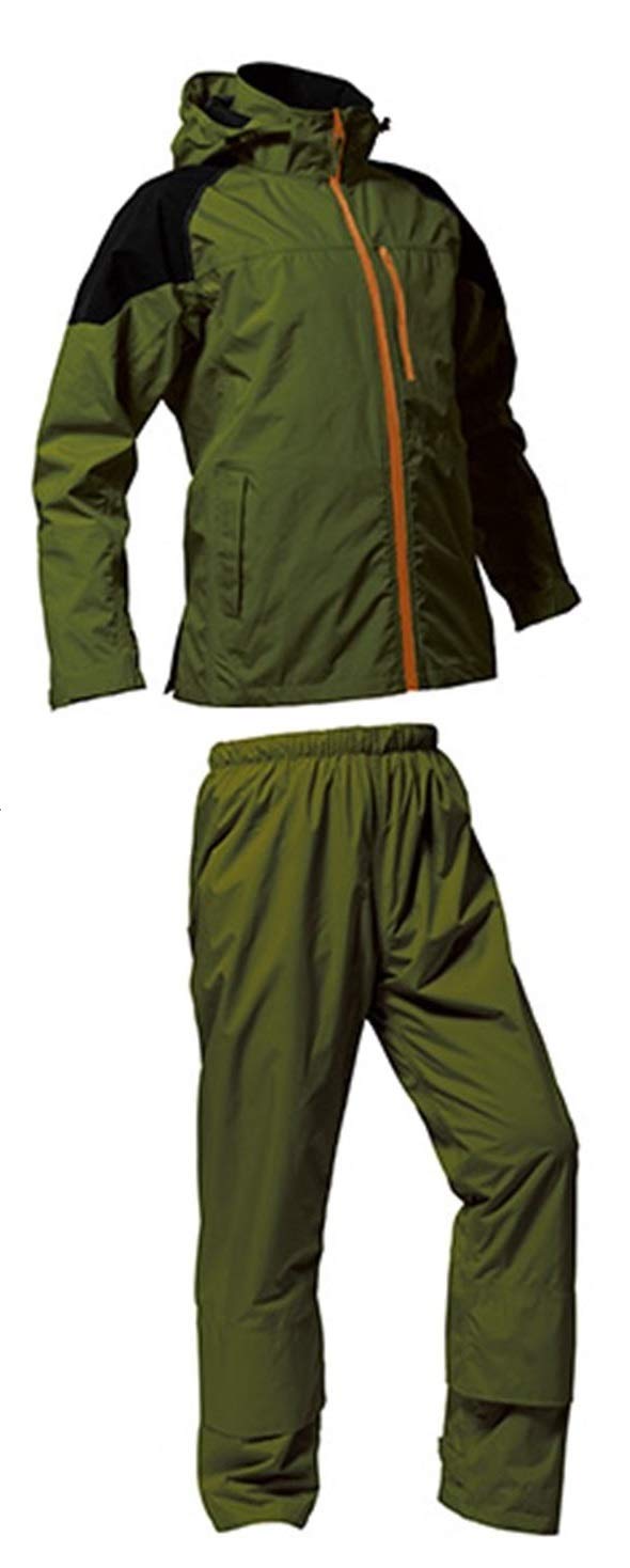 Yamazen Agricultural Rainwear Верх и низ дышащие эластичные рукава с усилением и чехлом для комплекта размера EL Olive Drab, (Двойная молния)
Yamazen Agricultural Rainwear Верх и низ дышащие эластичные рукава с усилением и чехлом для комплекта размера EL Olive Drab, (Двойная молния)