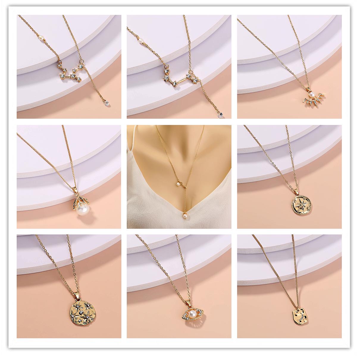 Women s Ins Style Diamond Pearl Pendant Necklace - Simple, Versatile Clavicle Chain, Cross-Border European American Fashion Accessory
Women s Ins Style Diamond Pearl Pendant Necklace - Simple, Versatile Clavicle Chain, Cross-Border European American Fashion Accessory