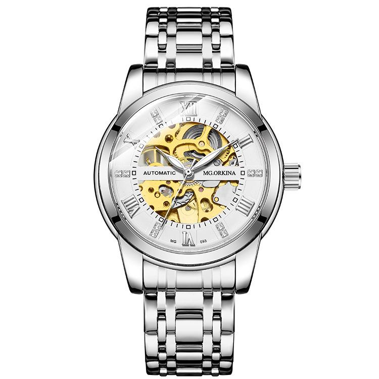 Мужские автоматические часы Oukina с модным стальным браслетом - стиль TikTok, светящиеся, водонепроницаемые и скелетонизированный дизайн
Мужские автоматические часы Oukina с модным стальным браслетом - стиль TikTok, светящиеся, водонепроницаемые и скелетонизированный дизайн