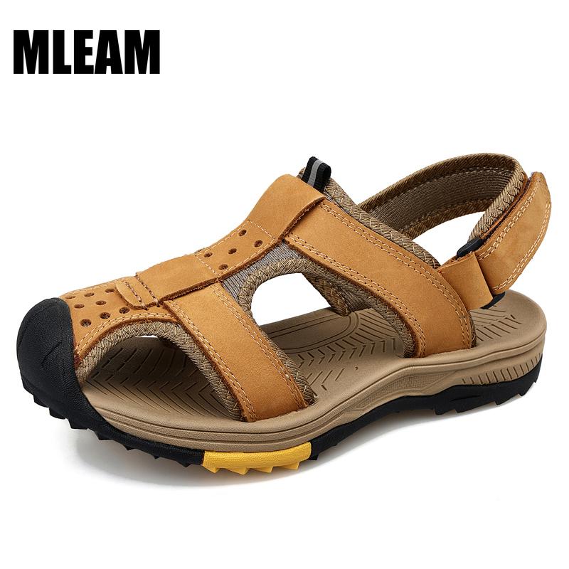 Trend Men Leather Sandals Summer Mens Newestnon-Slip Comfortable Casual Outdoor Hiking Sports Beach Sneakers Water Shoes Size 46
Trend Men Leather Sandals Summer Mens Newestnon-Slip Comfortable Casual Outdoor Hiking Sports Beach Sneakers Water Shoes Size 46