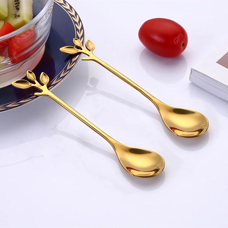 8pcs Stainless Steel Cherry Rose Flower Gold Scoop Coffee Spoon Gifts Kitchen Dessert Tea Accessories Tableware Decoration Set
8pcs Stainless Steel Cherry Rose Flower Gold Scoop Coffee Spoon Gifts Kitchen Dessert Tea Accessories Tableware Decoration Set